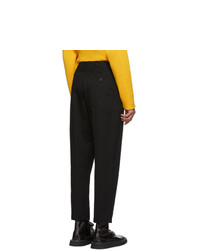 Lemaire Black Twill Chino Trousers