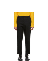 Lemaire Black Twill Chino Trousers