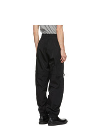 Paul Smith Black Twill Jogger Trousers