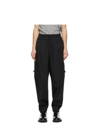 Paul Smith Black Twill Jogger Trousers