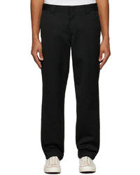 CARHARTT WORK IN PROGRESS Black Twill Master Pants