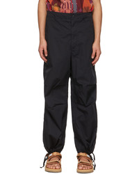 Engineered Garments Black Twill Over Trousers