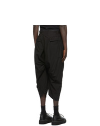 Julius Black Twisted Oval Trousers