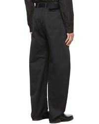 Lemaire Black Twisted Trousers