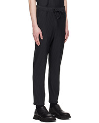 meanswhile Black Uneven Trousers