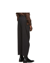 Lemaire Black Ventile Twisted Trousers
