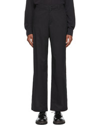Our Legacy Black Voile Borrowed Chino Trousers