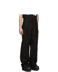 Raf Simons Black Wide Fit Trousers