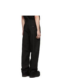 Raf Simons Black Wide Fit Trousers