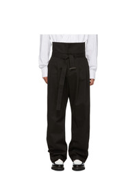 D By D Black Wide Trousers