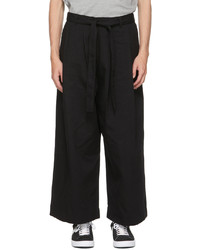 Naked & Famous Denim Black Wide Trousers