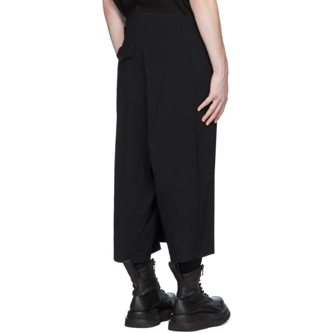 Julius Black Wrap Trousers, $312 | SSENSE | Lookastic