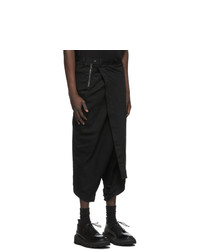 Julius Black Wrap Trousers