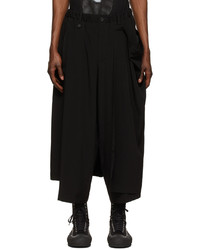 Yohji Yamamoto Black Wrap Trousers