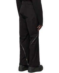 FFFPOSTALSERVICE Black Zip Trousers