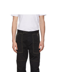 Givenchy Black Zippered Cargo Trousers