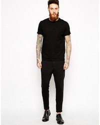 Asos Brand Slim Fit Smart Joggers In Jersey