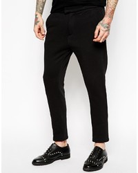 Asos Brand Slim Fit Smart Joggers In Jersey