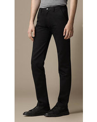 Burberry Slim Fit Technical Cotton Chinos