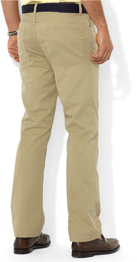 Polo Ralph Lauren Core Pants Flat Front Straight Fit 5 Pocket Chino ...
