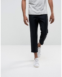 Bellfield Cropped Trousers With Pleated Front