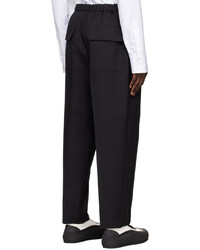 Jil Sander Grey Polyester Trousers