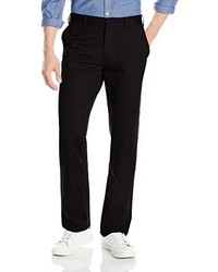 Haggar Authentic Chino Straight Fit Flat Front Twill Pant