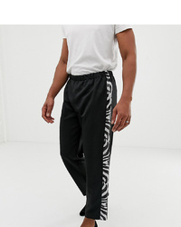 Reclaimed Vintage Inspired Straight Leg Trousers With Zebra