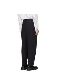 Comme Des Garcons Homme Plus Navy Oxford Trousers