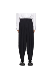 Comme Des Garcons Homme Plus Navy Oxford Trousers