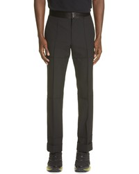 Givenchy Pintuck Cuffed Wool Trousers