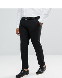 ASOS DESIGN Plus Skinny Smart Trousers In Black