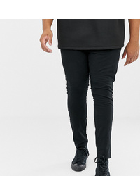 New Look Plus Skinny Stretch Chino In Black