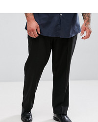 ASOS DESIGN Plus Slim Smart Trousers In Black