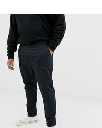 Collusion Plus Tapered Fit Chino In Black