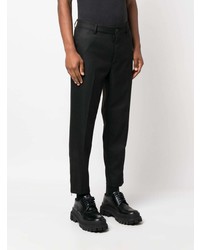 VERSACE JEANS COUTURE Pressed Crease Cotton Chino Trousers
