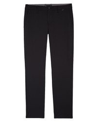 TravisMathew Right On Time Straight Leg Pants In Black At Nordstrom