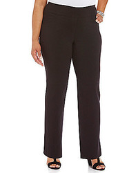 Ruby Rd Plus Pull On Tech Solid Pant