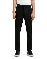 River Island Slim Fit Ponte Trousers In Black At Nordstrom
