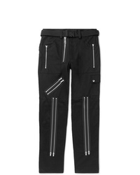 99% Is Slim Fit Zip Detailed Twill Trousers