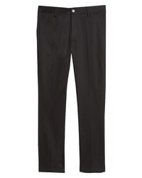 River Island Smart Slim Fit Chino Pants In Black At Nordstrom