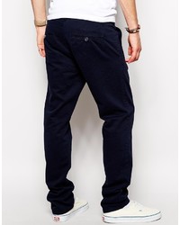Solid Straight Fit Chinos