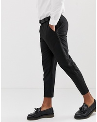 Bershka Tailored Trousers In Black With