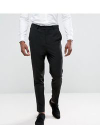 ASOS DESIGN Tall Tapered Smart Trousers In Black