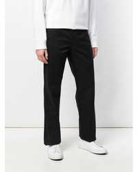 Raf Simons X Fred Perry Tape Detail Trousers, $200 | farfetch.com 