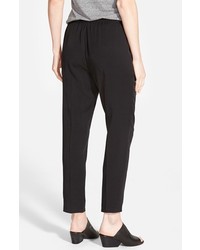 Eileen Fisher Tapered Lightweight Twill Ankle Pants