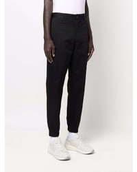 Armani Exchange Tapered Stretch Cotton Trousers