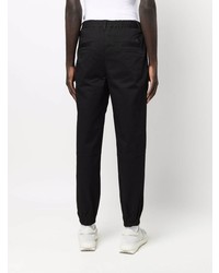 Armani Exchange Tapered Stretch Cotton Trousers