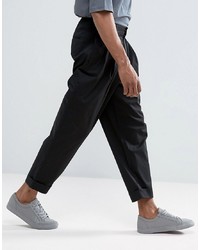 ASOS DESIGN Wide Balloon Trousers In Black