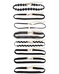 H&M 8 Pack Chokers